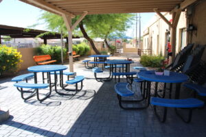 Smoking area